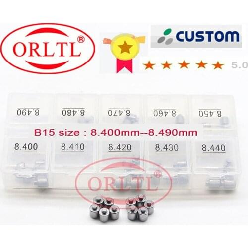 ORLTL COMMON RAIL INJECTOR ADJUST SHIMS B15(8.40-8.49) MM FOR BOSCH 50PC/BOX