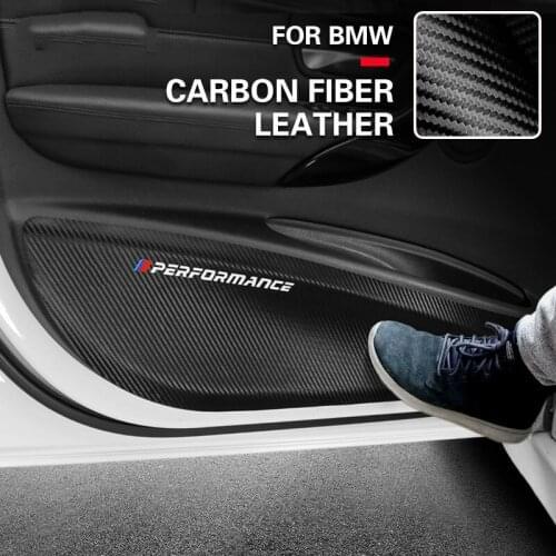 Car Door Anti-Kick Pad Leather PVC Door Protection Film Stickers For BMW E90 F30 F10 F07 F20 F25 F26 F15 F16 E84 F48 X1 X3 X5