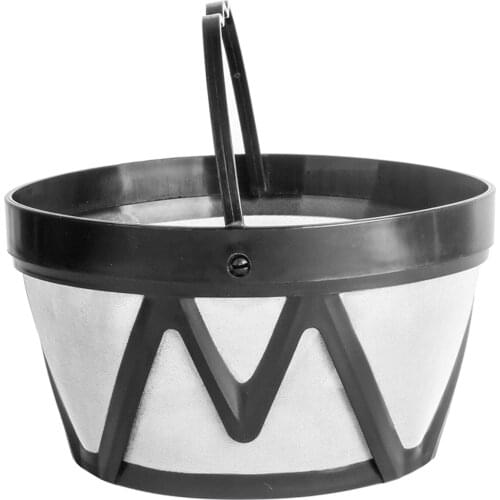 Coffee Filter Mesh Stainless Steel Coffee Filter Permanent Basket Style Reusable 8-12 Cup Coffee Filter