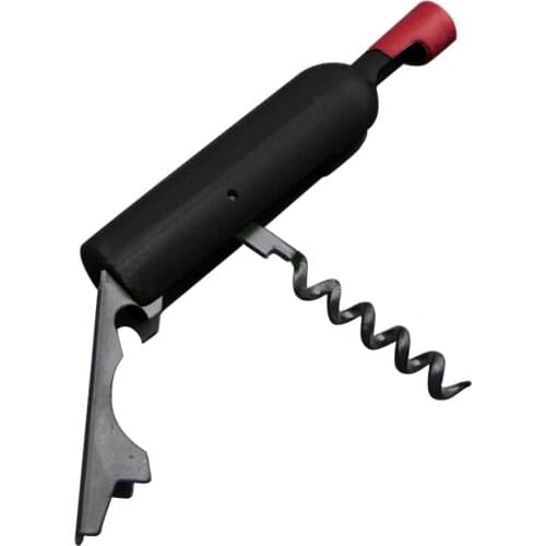 Red Wine Beer Bottles Bar Tools Practical Parrot Bottle Opener Black Hippocampal Knife Stainless Steel Corkscrew For Cans Jars