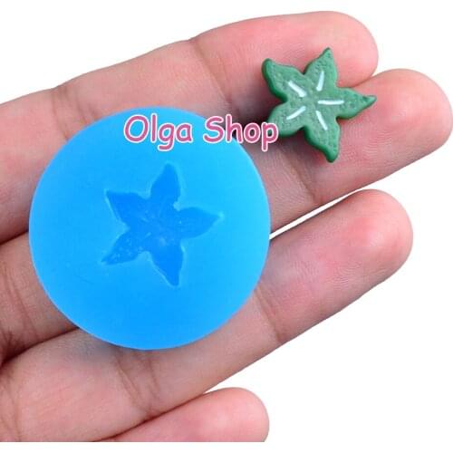 SYL022 15.5mm x 16.4mm Carambola Silicone Mold Fondant Cake Decoration Candy Resin Clay Earrings Necklace Craft Soap Candle