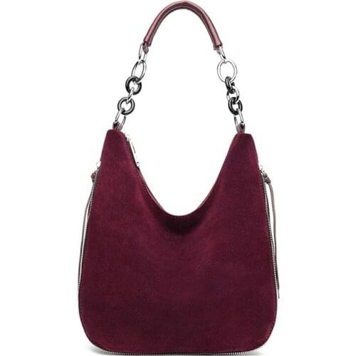Soft Leather Messenger Totes Bag Fashion Large Capacity Suede Female Handbags Women Bags High Quality Women Shoulder Bag Vintage