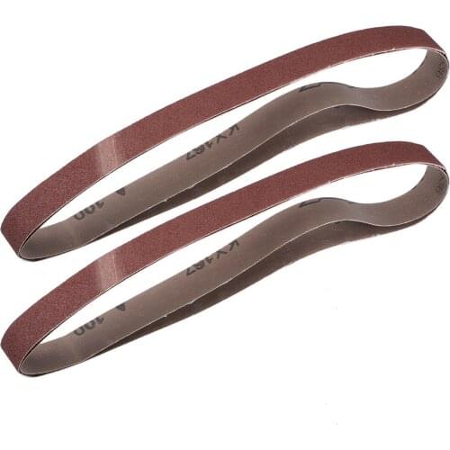 Uxcell 4pcs 1-inch X 30-inch(25mm X 765mm) Sanding Belt 100 Grit Aluminum Oxide to wood, plastic, fiberglass metals etc