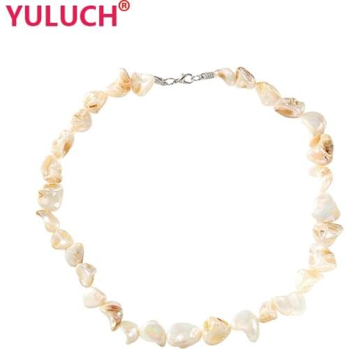 YULUCH Bohemian Stone Beaded Pendant Necklace for Sweet Romantic Fashion Woman Jewelry Necklace Wedding Party Gift