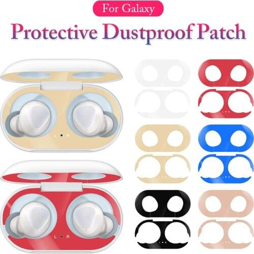 Protective Dustproof Patch Decal Protection Cover Metal Mixed Guard Equipment for Samsung Galaxy Buds