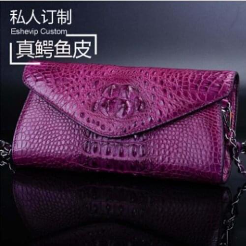 Ourui crocodile The chain Female bag There is no Joining together One shoulder female Evening bag women handbag