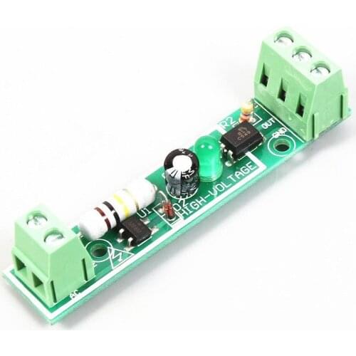 1PCS 1-Bit AC 220V Optocoupler Isolation Module Testing Board Adaptive for PLC S