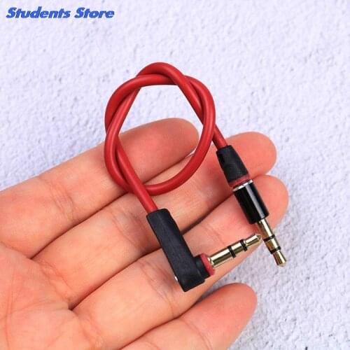 1pc 3.5mm Short 30cm Jack to Jack Aux Cable Male to Male Stereo Audio Cables Cord