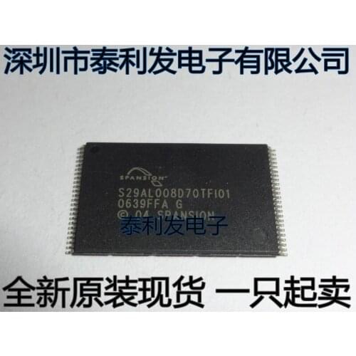 100% New&original In Stock S29AL008D70TFI01 S29AL008D70TFI010 TSOP48