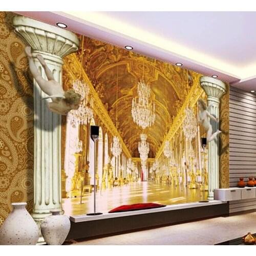 3d wallpaper custom mural non-woven 3d room wallpaper 3D space corridor TV backdrop painting photo 3d wall murals wallpaper
