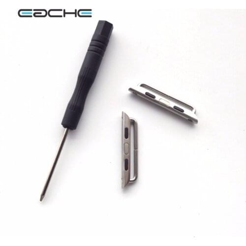EACHE Watch Accessories Screw Watch Connector/Adapter Silver&Black 38mm 42mm In Stock