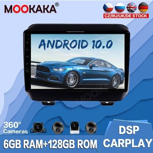 For Jeep Wrangler 2018 2019+ Android 10.0 128G Car Multimedia Player Radio GPS Navigation Auto Stereo Recorder Head Unit Audio