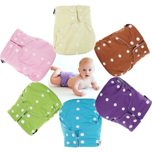 FREE SHIPPING PUL solid all in two baby cloth diaper with square tab, AI2 reusable diaper with 2 bamboo inserts 1pc/lot