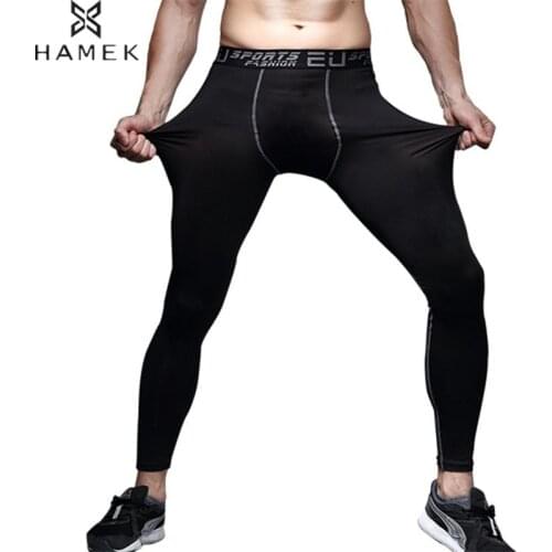 Compression Pants Men Running Fitness Gym Tights Sweatpants Skiny Quick Dry Basketball Training Athletic Leggings Sports Skins