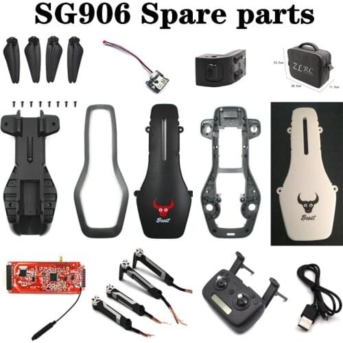 SG-906 SG906 RC Drone Quadcopter Spare Parts Motor Arm Set Blades Body Shell GPS Module Receiving Board Camera Control