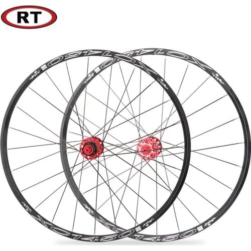 RT XC1450 26 inch mountain wheel set aluminum carbon hub 5 Palin wheel set quick release barrel axle disc brake 27.5 inch
