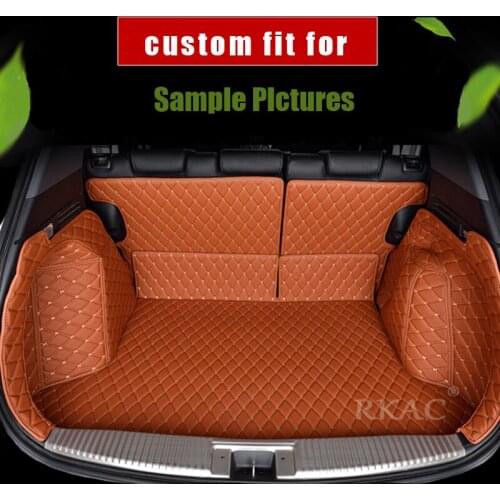 Custom made Car trunk mats cargo Liner for BMW X6 E71 E72 F16 all weather case waterproof 6D car styling high quality rugs carpe