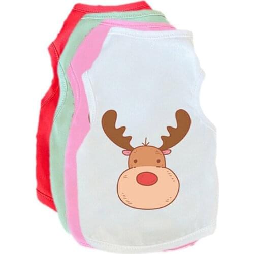 Pet Dog Clothes Summer Clothing Breathable Thin Stitching Excellent Craftsmanship Comfortable Sweat Absorption Skin-friendly