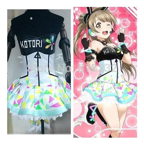 Love Live School Idol Project Games Cyber Minami Kotori Light Up Slip Dress Tee Dress Uniform Outfit Anime Cosplay Costumes