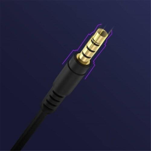 N0HC 3.5mm VoIP Headphone Cable with Microphone for Boompro Gaming Headset V-MODA Crossfade M-100 LP LP2 M-80 Audio- Line with