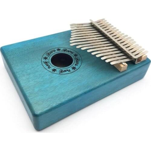 Newest Kalimba 17-key Portable Thumb Finger Piano Wooden Mahogany Integrated Kalimba Musical Instrument For Children Beginner