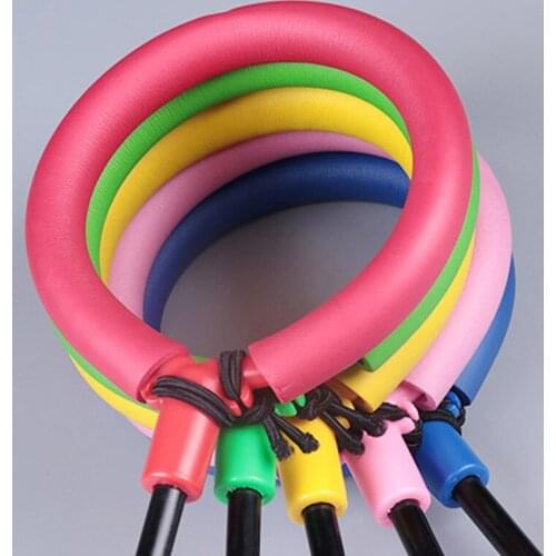 New LED Toy Flashing Jumping Ring Colorful Ankle Skip Circle Foldable Swing Ball for Children Drop Shipping