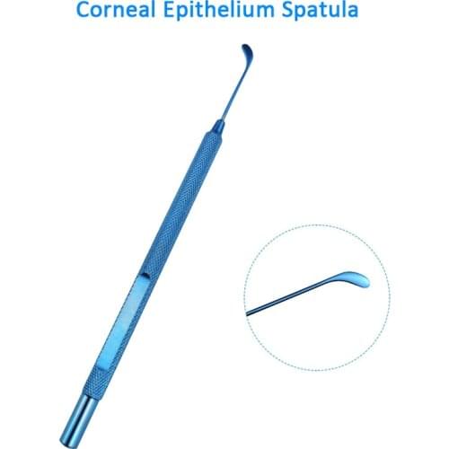 Ophthalmic Instrument Titanium Alloy Autoclavable Corneal Epithelium Spatula