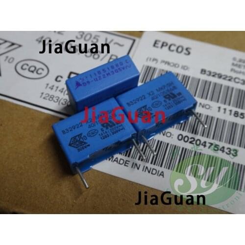 20PCS/50PCS NEW EPCOS B32922 224/305VAC P15MM film capacitor 0.22UF 305VAC PCM15 220NF 305V 220NF/305VAC 224 u22 B32922C3224M