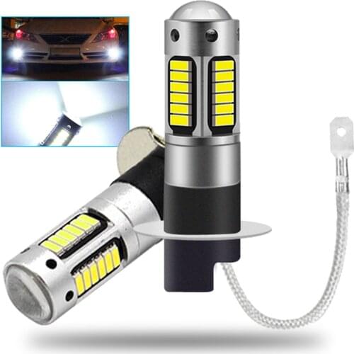 2x H1 H3 Led H27 880 881 Fog Light Bulb 1200LM DRL For Toyota Corolla Camry Rav4 Yaris Echo Prius Car Driving Running Lamp 12V