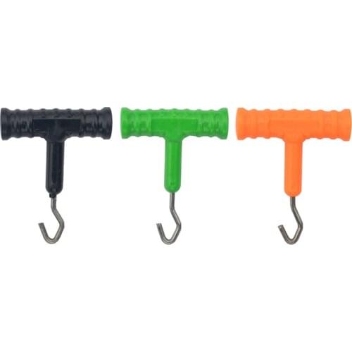 Carp Fishing Knot Puller 4pcs/lot T Shape Stainless Steel Carp Fishing Hair Rig Puller Tool Carp Fishing Tackle