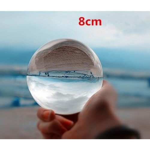 Glass Ball Artificial Crystal Healing Glass Ball Sphere Decoration Chinese Style Feng Shui Decorating Ball 40-70mm