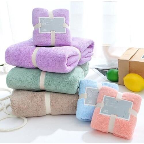 High Quality Lavender Face Towel Soft Absorbent Romantic Lovers Towel Gift Bath Accessory 2pcs