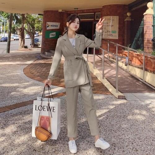 YaSuGuoJi Women's Trouser Suits With A Jacket
