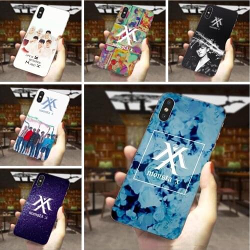 For Samsung Galaxy S3 mini S4 Mini S5 Mini S6 Edge S7 Edge S8 Edge Plus S9 S10 S20 Plus Back Cases Protective Monsta X Bands