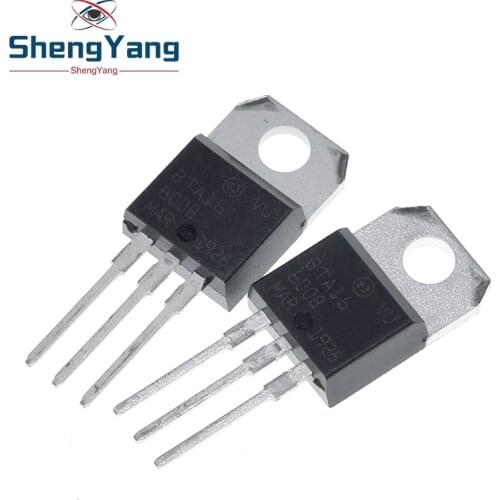 10pcs BTA16-600B TO-220 BTA16-600 TO220 16-600B BTA16 600V 16A TRIACS new and original