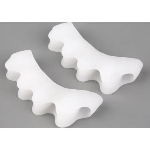 HOT 2pc One Pair Toe Separator Spreader Correction Bunion Hallux Valgus Pain Relief New Special Daily Toe Correction Health Care