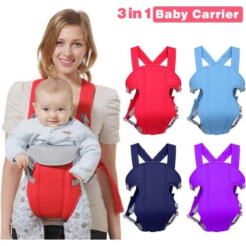 3 In 1 Baby New Born Baby Carrier Breathable Convertible Carrier Safety Newborn Hip Seat Backpack For Outdoor Travel 3-16 Months