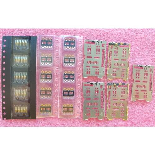 5Sets/lot=20pcs, Original new for P30 lite SIM card reader connector contact socket slot module