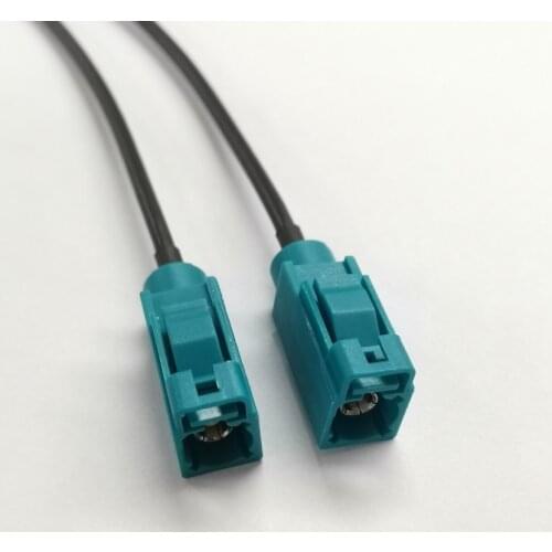 5PCS/Lot Fakra Z Female to Fakra Z Female Adapter Connector RF Extensio Pigtail Cable RG174 For GPS Antenna 20CM/30CM/50CM/100CM