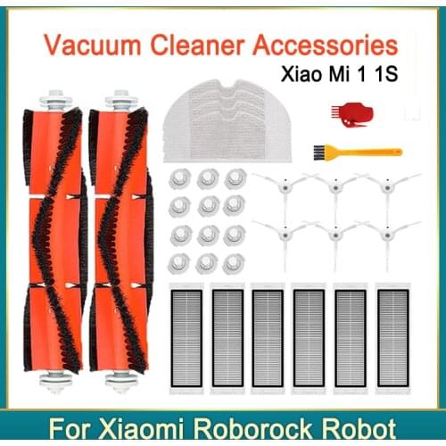 Side Brush HEPA Filter Main Brush for Xiaomi 1s MI Robot Vacuum Cleaner Roborock S50 S5 Max Mijia Vacuum Cleaner Accessories