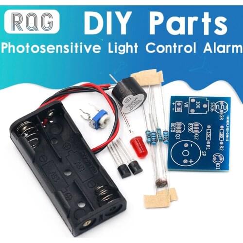 Photosensitive light-controlled sound and light alarm kit manual electrician welding exercises electronic DIY production parts