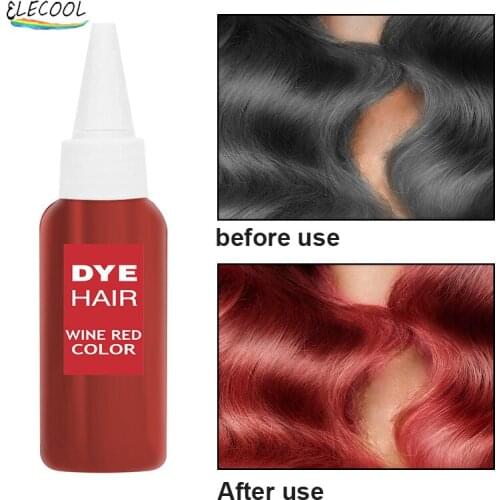ELECOOL Hair Dye Long Lasting Safe Fast Dyeing Beauty Tool For Home Use Light Gray Color Hair Dye Cream Hair Wax Hair Color Tool