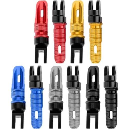 Motorcycle Front Footrests Front Left Right Pairs Fit for Yamaha MT-03 MT-25 MT-07 MT-09 R3 XJ6 Aluminum Alloy Front Foot Peg