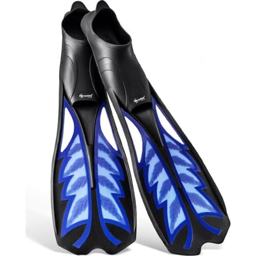 New model easy adjustable freediving fins long blade diving fin