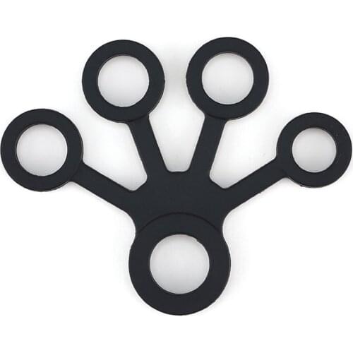 New Fitness Hand Finger Trainer Pull Ring Band Tension Tool Strength Exerciser Training Finger Rehabilitation Trainer 3 Levels