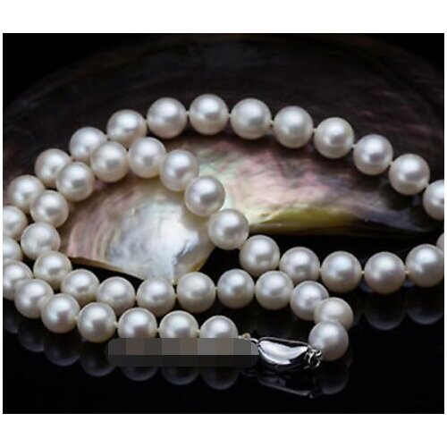 11-12mm 18inch AAAA Akoya Natural White Pearls Necklace Handmade