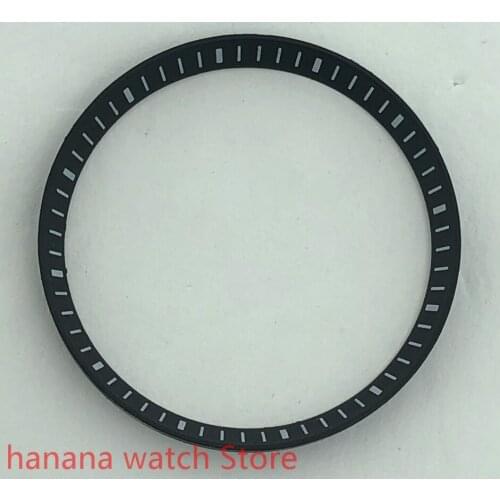 Watch Parts Case Plastic 30.3mm Chapter Ring black Suitable for NH35 NH36 Movement Suitable for 42mm Case