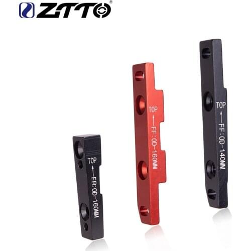 ZTTO 1Pc Flat Mount Adapter Road Bike Disc Brake Ultralight Bracket F Disc Brake Mount Adapter For 140mm 160mm Brake Rotor