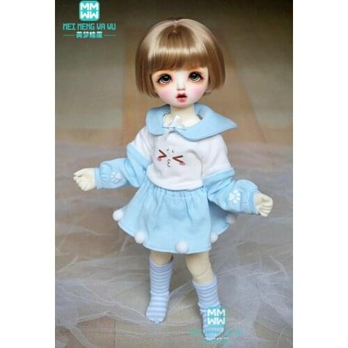 Fits 27cm-30cm 1/6 BJD doll fashion sweater ball four-piece suit