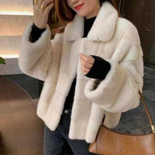 Fluffy Jacket Women Winter Eco-coat Fake Fur Coat For Women 2021 Luxury Off White Short Soft Warm Faux Fur Jacket 2022 Overcoat